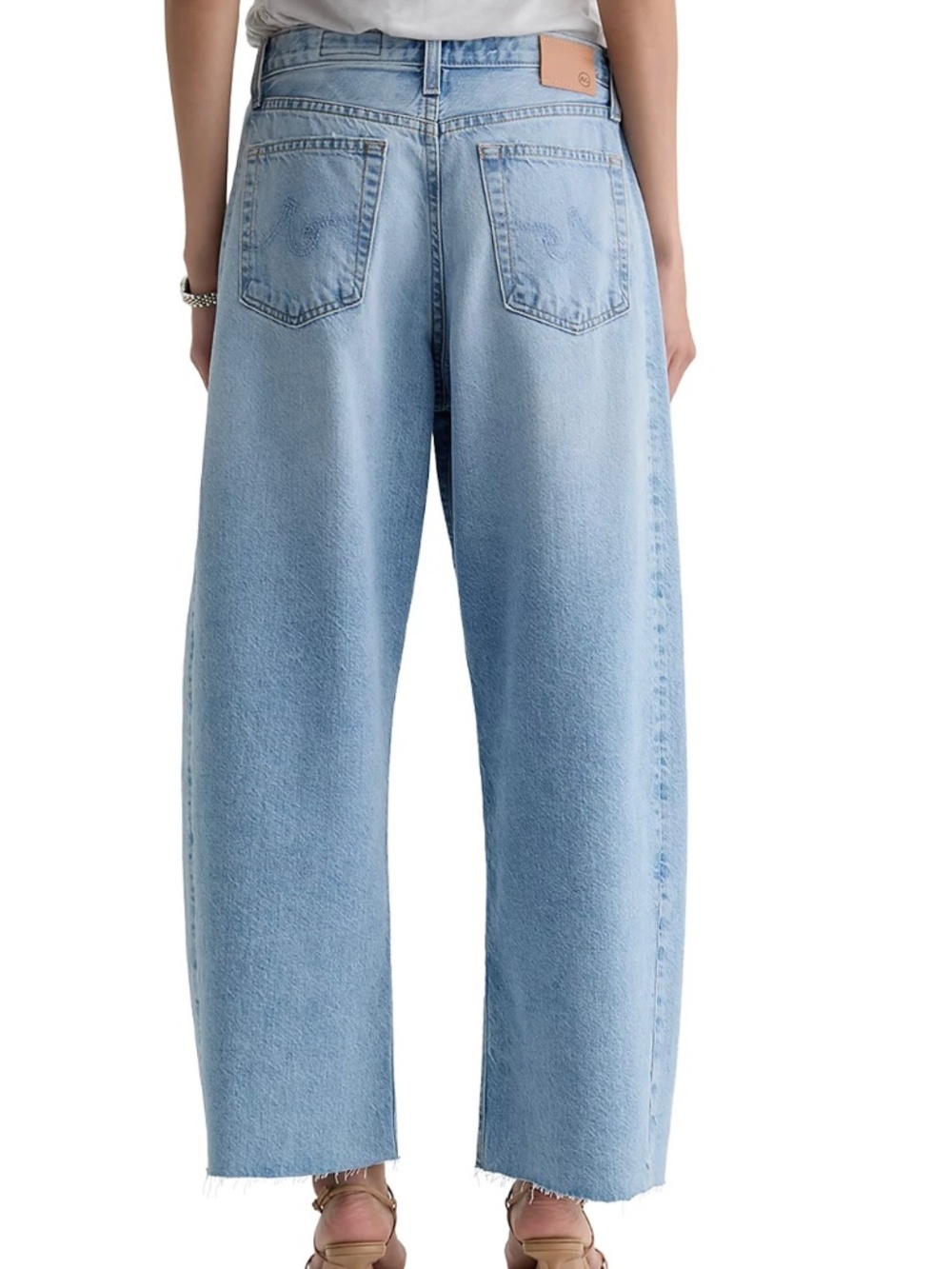AG Hattie High Rise Barrel Crop Jeans - Picture 3 of 11